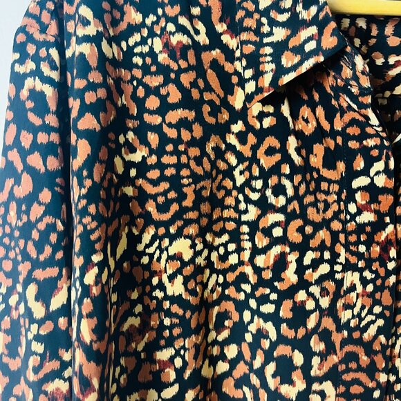 Nine West Animal Print Button Down Top 3X NWT - Picture 5 of 5